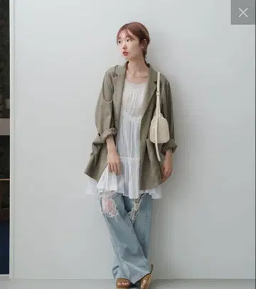 kastane 인도면 티어드 튜닉