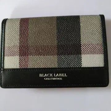 BLACK LABEL CRESTBRIDGE 명함지갑 카드 케이스