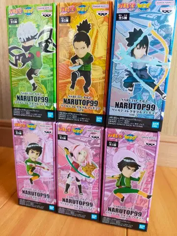 월드 컬렉션 - 나루토 - 피규어 카카시 시카마루 사스케 리 사쿠라 가이