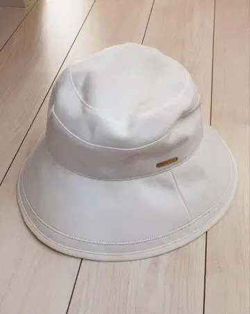 아시야 로사블랑 플레인 햇 챙 10cm S 사이즈 화이트