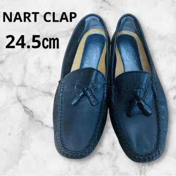 NART CLAP 태슬 가죽 로퍼 블랙 24.5cm