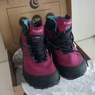 Topo 등산화 하이컷 마젠타