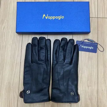 XL 사이즈 Nappaglo 남성용 장갑 스마트폰 대응 브라운