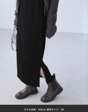 로페피크닉 골지 아이라인 스커트/UV컷