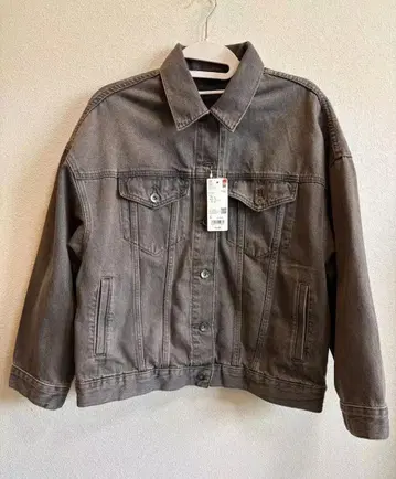 [ 새상품 택 포함 ] UNIQLO 그레이 데님 자켓 G