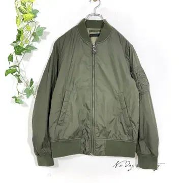 UNIQLO MA-1 블루종(S) 카키 밀리터리 자켓 작업