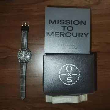 OMEGAXSWATCH 미션 투 머큐리 러버 스트랩