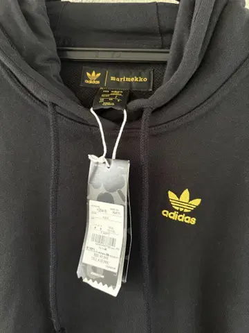 adidas marimekko 콜라보 후드티 블랙