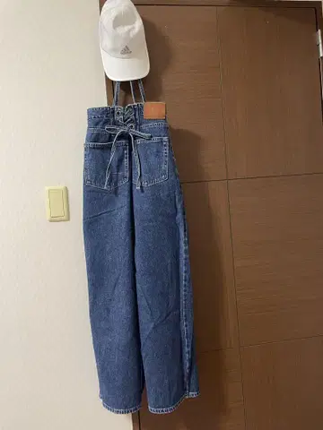 SOMETHING 하이웨스트 데님 S