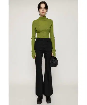 SLY CALL BLACK HW PINTUCK FLARE PT