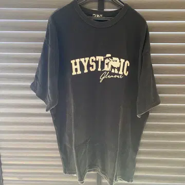 HYSTERIC Glamour 블랙 반팔 티셔츠