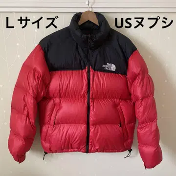 US 눕시 자켓 빨간색/블랙 L