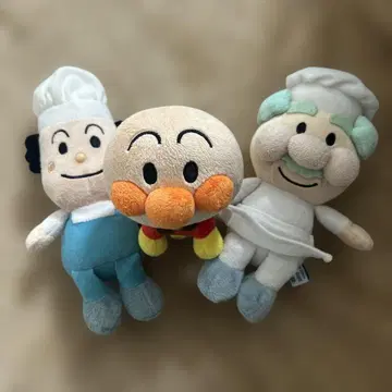 호빵맨 봉제 인형 잼 아저씨 버터코 아기 호빵맨