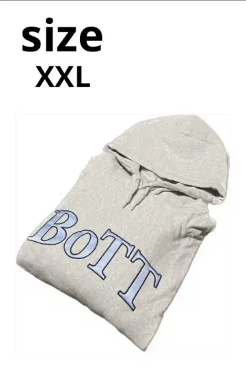 BOTT 보트 후드티 맨투맨 트레이닝복 XXL 2XL 그레이