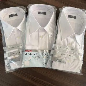 TEIJIN 스트레치 Y셔츠 M L LL 화이트