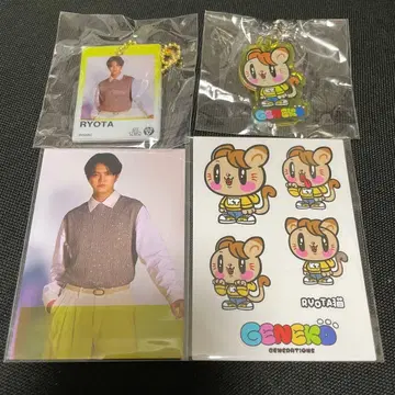 카타요세 료타 클리어 참 포토 카드 제이 고양이 키링 제이 고양이 스티커