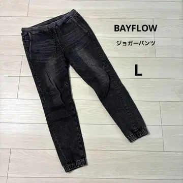 [BAYFLOW] 조거 팬츠 (데님 블랙) L