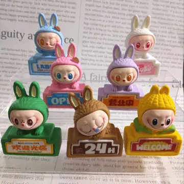 LABUBU 간판 러브 미니 피규어 7개 세트
