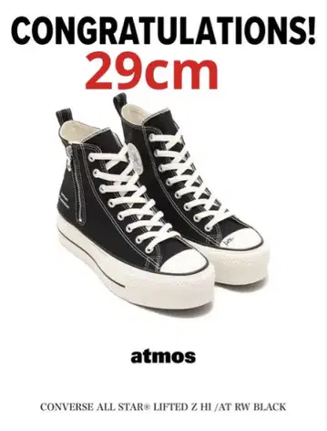 [ 29.0cm ] CONVERSE RADWIMPS ALL STAR