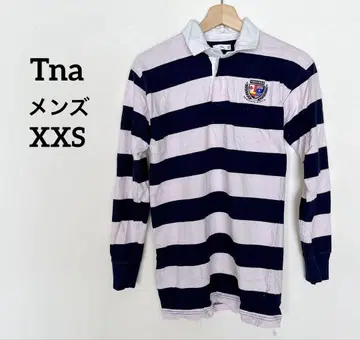Tna 스트라이프 피케 셔츠 [ XXS ] 네이비/핑크 남성용 라거 셔츠