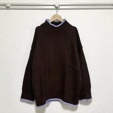 [새상품급] LOWRYS FARM(로리즈팜) 하이쇼크 하이넥 니트