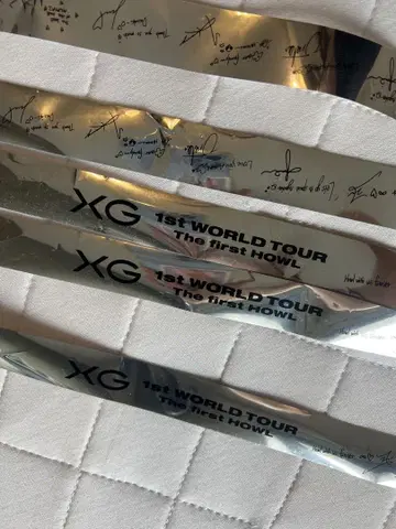XG 1st WORLD TOUR 사인 포함 리본 세트
