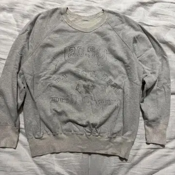 웨어하우스 맨투맨 L 상당 세컨핸드 밀리터리 맨투맨 그레이