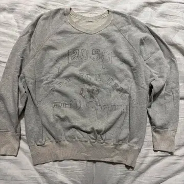 웨어하우스 맨투맨 L 상당 세컨핸드 밀리터리 맨투맨 그레이