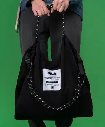 FILA 블랙 숄더백 2WAY