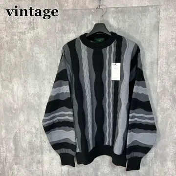 데드스탁 vintage 입체 3D 니트 구제 의류