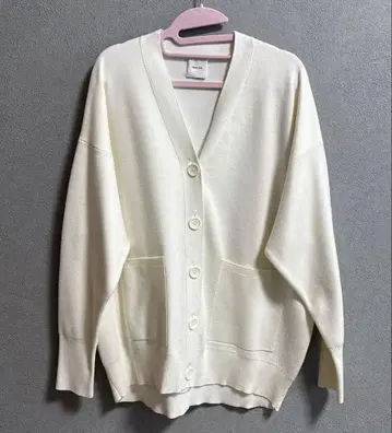 스픽 앤 스팬 더블 자카드 빅 가디건
