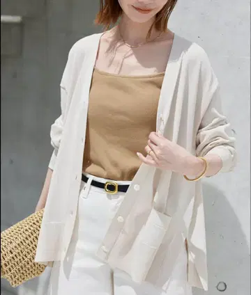 SLOBE IENA 슬로브 이에나 아이스 코튼 V넥 가디건