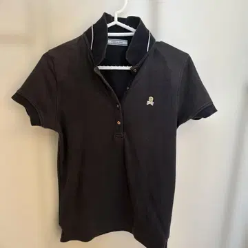 MARK & LONA 블랙 피케 셔츠