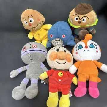 호빵맨 봉제 인형 6체 세트 프리티 빈즈