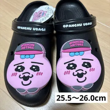 택 포함 새상품 ] 레어 디자인 빤쮸토끼 샌들 블랙 25.5