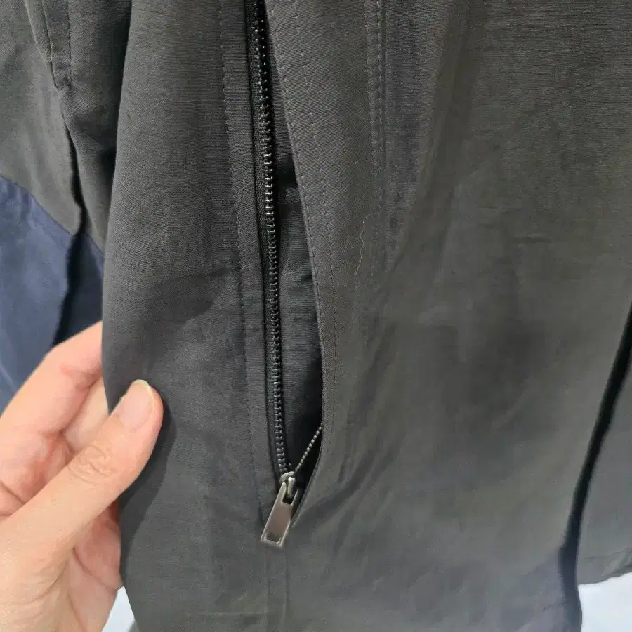 SYSTEM 시스템 배색 롱 코트