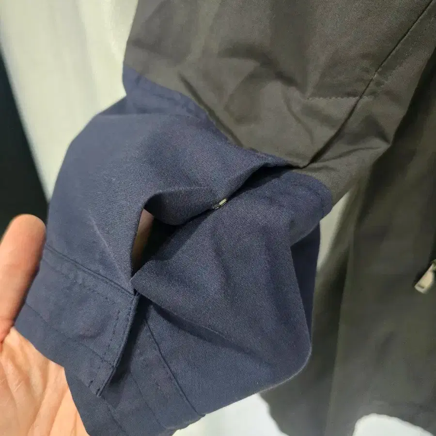 SYSTEM 시스템 배색 롱 코트