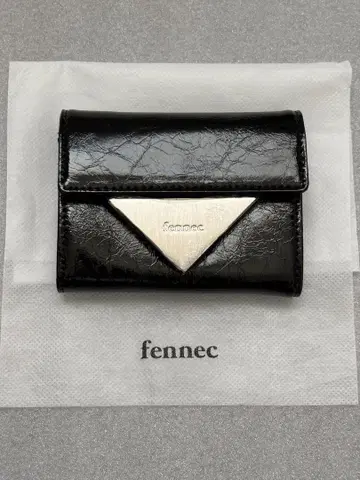 fennec 블랙 3단 폴더형 지갑