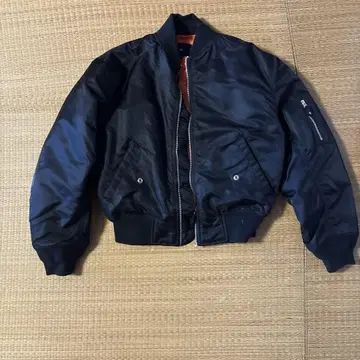 H&M 블랙 MA-1 플라이트 자켓