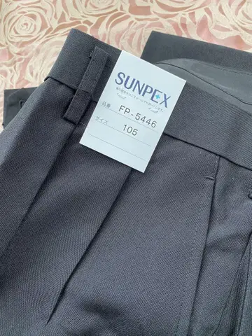 SUNPEX 슬랙스 FP-5446 블랙 105 2개 세트