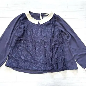 마제스틱 레곤 네이비 레이스 티셔츠, 미사용 새상품 프리 사이즈