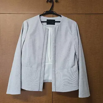 UNITED ARROWS 노카라 자켓 라이트 그레이