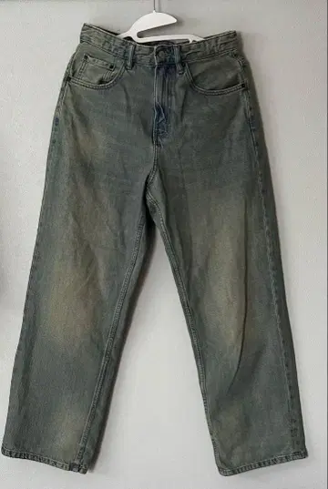 ZARA 배기핏 데님 팬츠 인디고 남성용