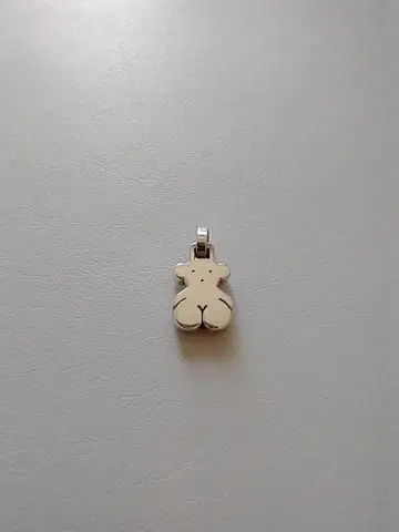 TOUS 곰 펜던트 탑 실버