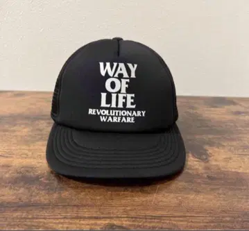 구제 의류 새상품급 RATS WAY OF LIFE 블랙 메쉬 캡 일본제