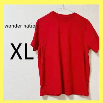 9 wonder nation 빨간색 XL T셔츠 상의 레드 반팔