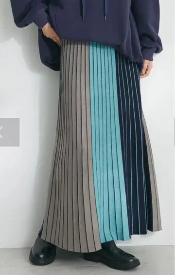 CRAFT STANDARD BOUTIQUE 니트 스커트 네이비
