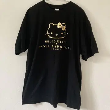 HELLO KITTY x 엔가브 공식 콜라보 T셔츠 XL 블랙