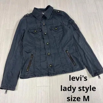 levi's lady style 다크 그레이 밀리터리 자켓