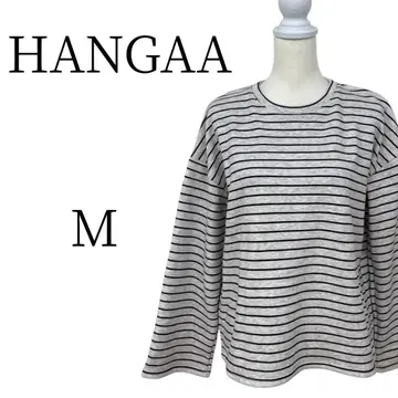 HANGAA 스트라이프 패턴 트레이닝복 M